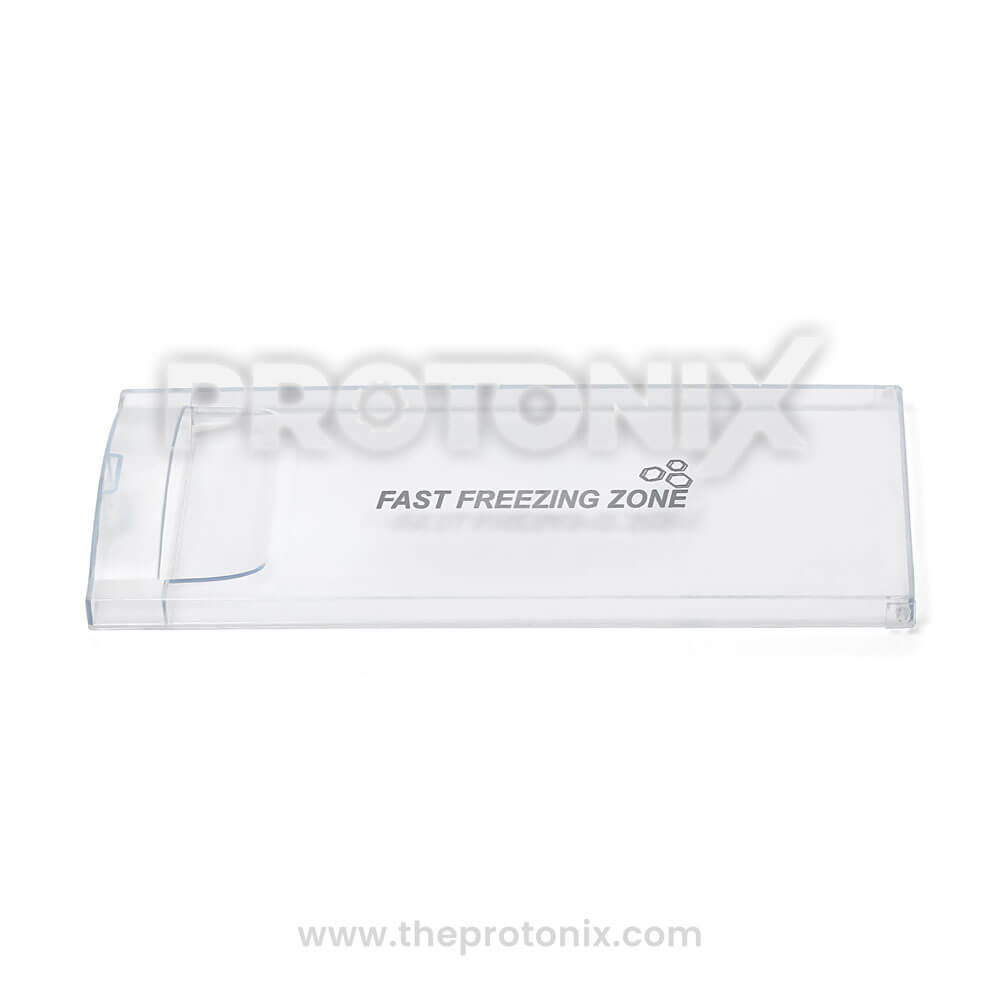 Front view of freezer door for LG single-door refrigerator with strong plastic