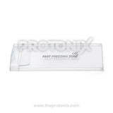 Front view of freezer door for LG single-door refrigerator with strong plastic
