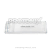 Front view of freezer door for LG single-door refrigerator with pin-type lock (MCV63333510)