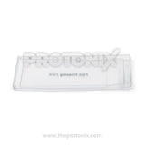 Back profile of freezer door for LG refrigerator single-door design with pin lock attachment