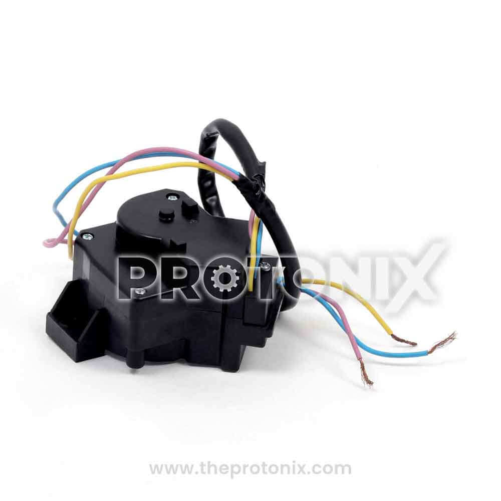 Front view of Haier top-load washing machine drain motor