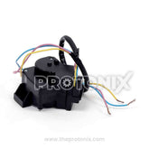 Front view of Haier top-load washing machine drain motor