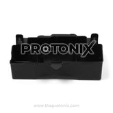 Front view of compressor tray for Samsung refrigerator with fitting holes