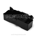 Side profile of Samsung refrigerator compressor tray showing compact structure