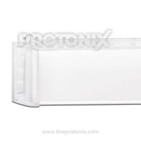 Clear bottle shelf for Whirlpool single & double-door refrigerator designed for door storage