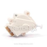 Side angle of drain motor for LG washing machine (top-load)