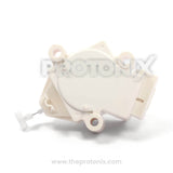 Close-up of LG drain motor for top-load washing machine with 3-holes
