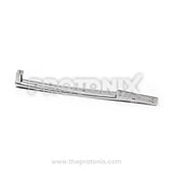 Side profile of door handle for LG double-door refrigerator