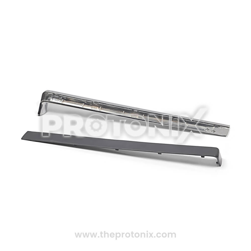Lower-door handle for LG double-door refrigerator in gray color