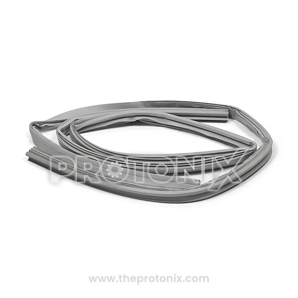 Front view of universal door gasket for refrigerator 12-feet showing flexible strip design