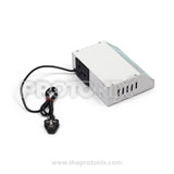 Back view of Sonix ST50DX ST60DX voltage stabilizer 0.5 kVA showing power cord and base