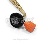 Close-up of KT-12 welding brazing blow torch Kovea with metal tube and control knob