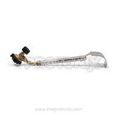 Front view of 4760710 welding burner heating torch (Clix) with brass tube and nozzle