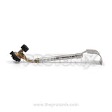 Front view of 4760710 welding burner heating torch (Clix) with brass tube and nozzle