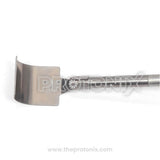 Close-up of 4760710 welding burner heating torch (Clix) with smooth metallic surface