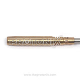 Close-up of 1400104 air fuel welding torch HARRIS nozzle with flame outlet section
