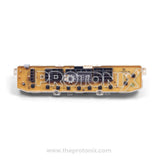 Front view of LG top-toad 10-button PCB 9kg (EBR62105301) showing complete board with components and connectors