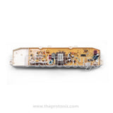 Back profile of LG top-load 11-button PCB EBR80600403 highlighting slim build