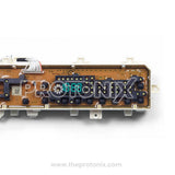Top view of Samsung inverter top-load 11-button PCB control module