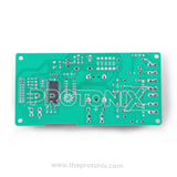 Back view of universal microwave oven PCB YM900MO highlighting board finish and solder points