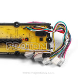 Colored wires and connectors used in IFB front-load washing machine PCB (half-curve type) for connection