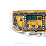 Close-up of Samsung top-load 18-button PCB (DC92-01470B) made with strong PCB board and electronic parts