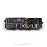 Top view of IFB top-load 7-button PCB (6500S) highlighting digital display and button section