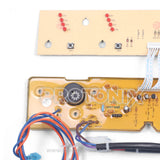 Half close-up of Whirlpool 6th Sense top-load PCB for smart sensing, power saving, and stable washing usage