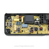 Side view of Croma and Kelvinator top-load 8-button PCB electronic module