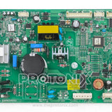 Detailed view of connector and relay on LG EBR834650 refrigerator PCB