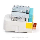 Side view of 4-pin defrost timer for Samsung refrigerator