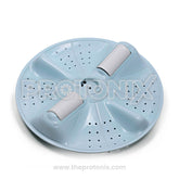 Front view of Samsung inverter top-load 6kg washing machine pulsator round-shaft