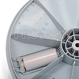 Back close-up view of Samsung 10kg washing machine pulsator