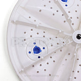 Videocon semi-automatic washing machine 4-flower pulsator back close-up view