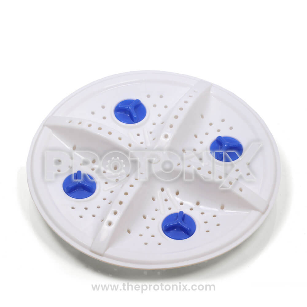 Videocon semi-automatic washing machine 4-flower pulsator front view