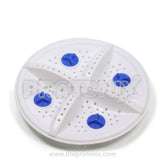 Videocon semi-automatic washing machine 4-flower pulsator front view