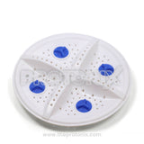 Videocon semi-automatic washing machine 4-flower pulsator front view