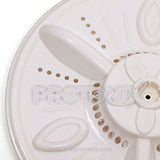 Close-up of Videocon Roza washing machine pulsator plate