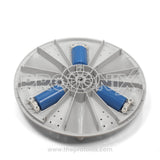 Back profile of Samsung 9kg semi-automatic washing machine pulsator