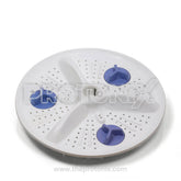 Front view of Godrej semi-automatic washing machine 3-flower pulsator plate