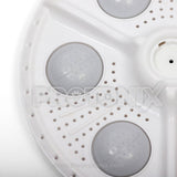 Close-up of Godrej semi-automatic washing machine pulsator plate