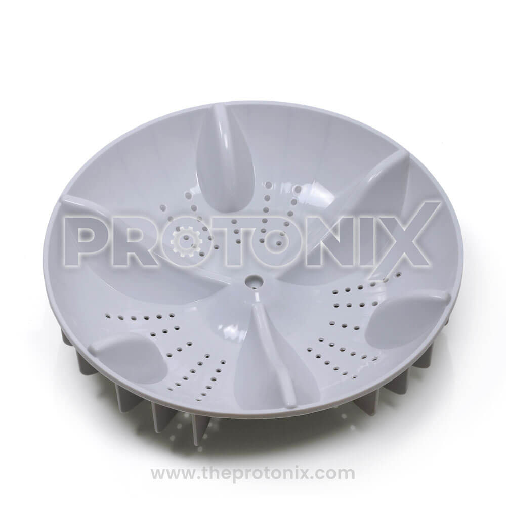 Front view of Videocon Zaara top-load washing machine pulsator