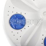 Close-up of Samsung semi-automatic washing machine pulsator 4-flower