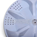 Close-up of Godrej semi-automatic washing machine pulsator plate