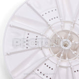 Back Close-up of Haier & Marq top-load washing machine pulsator plate