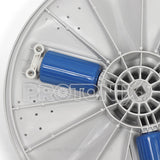 Back Close-up of Samsung semi-automatic 7kg washing machine pulsator