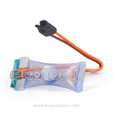 A bimetal wire for a Godrej refrigerator with an attached electrical connector