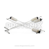 Front view of Whirlpool 360 top-load washing machine suspension rod (set of 4)