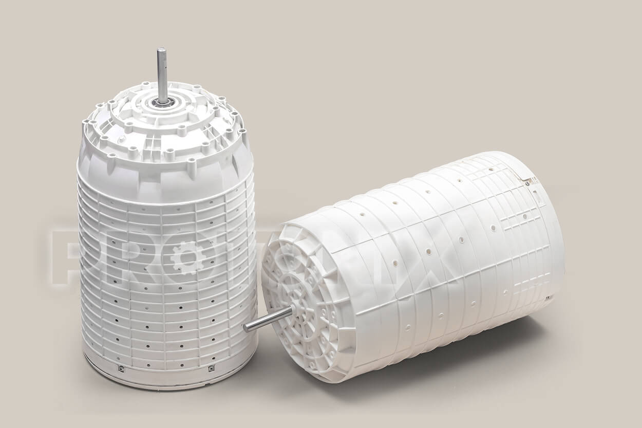 Spin drums and tubs suitable for semi-automatic washing machines