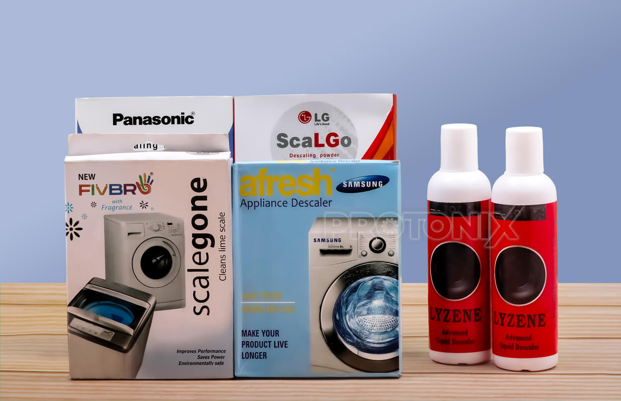 Descaling Powder, Liquid & Detergent